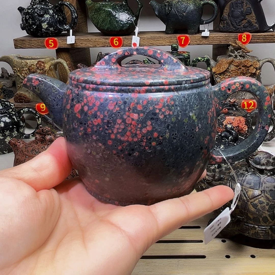 梅花石安山玉汉瓦壶240cc