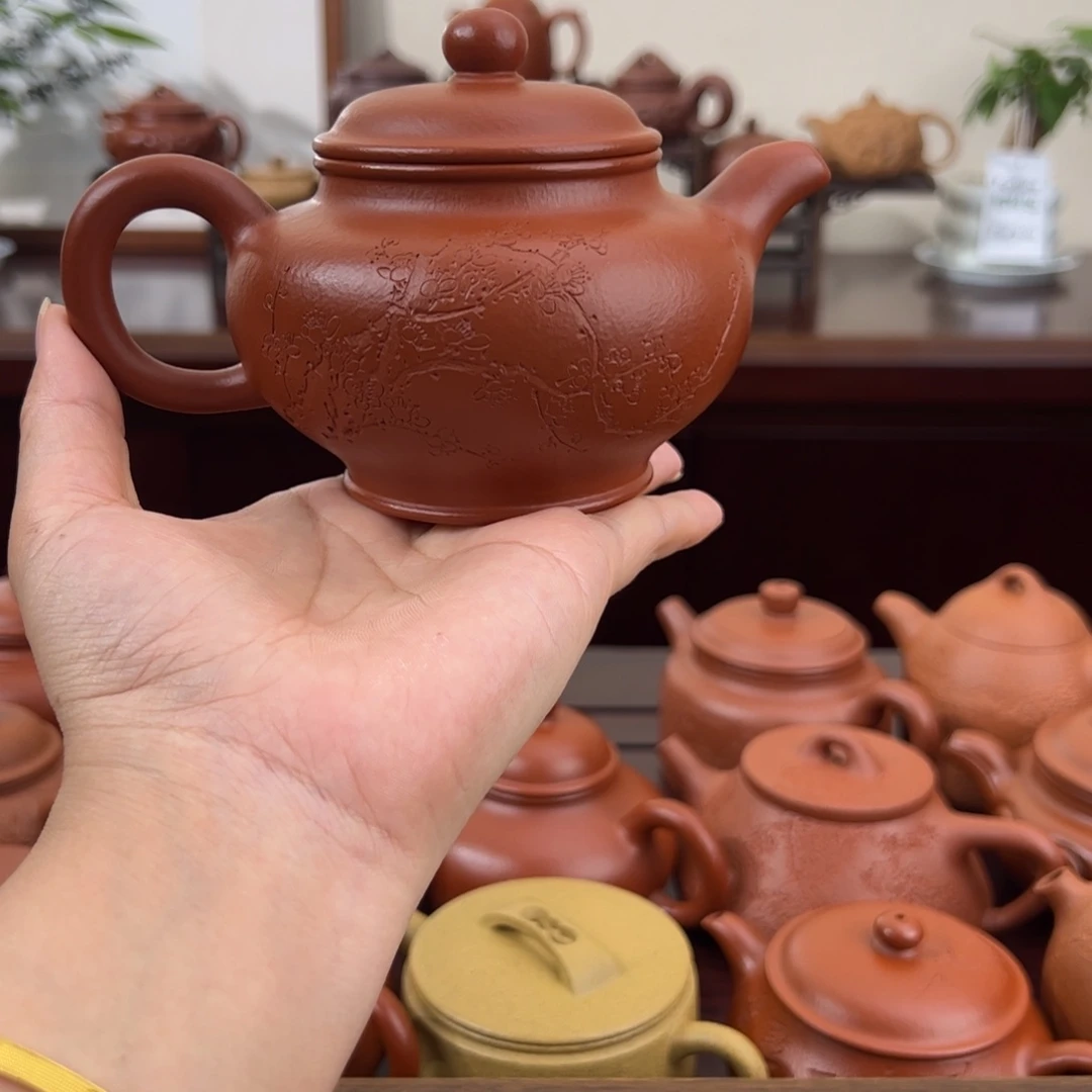 茶壶紫砂朱泥掇只290cc