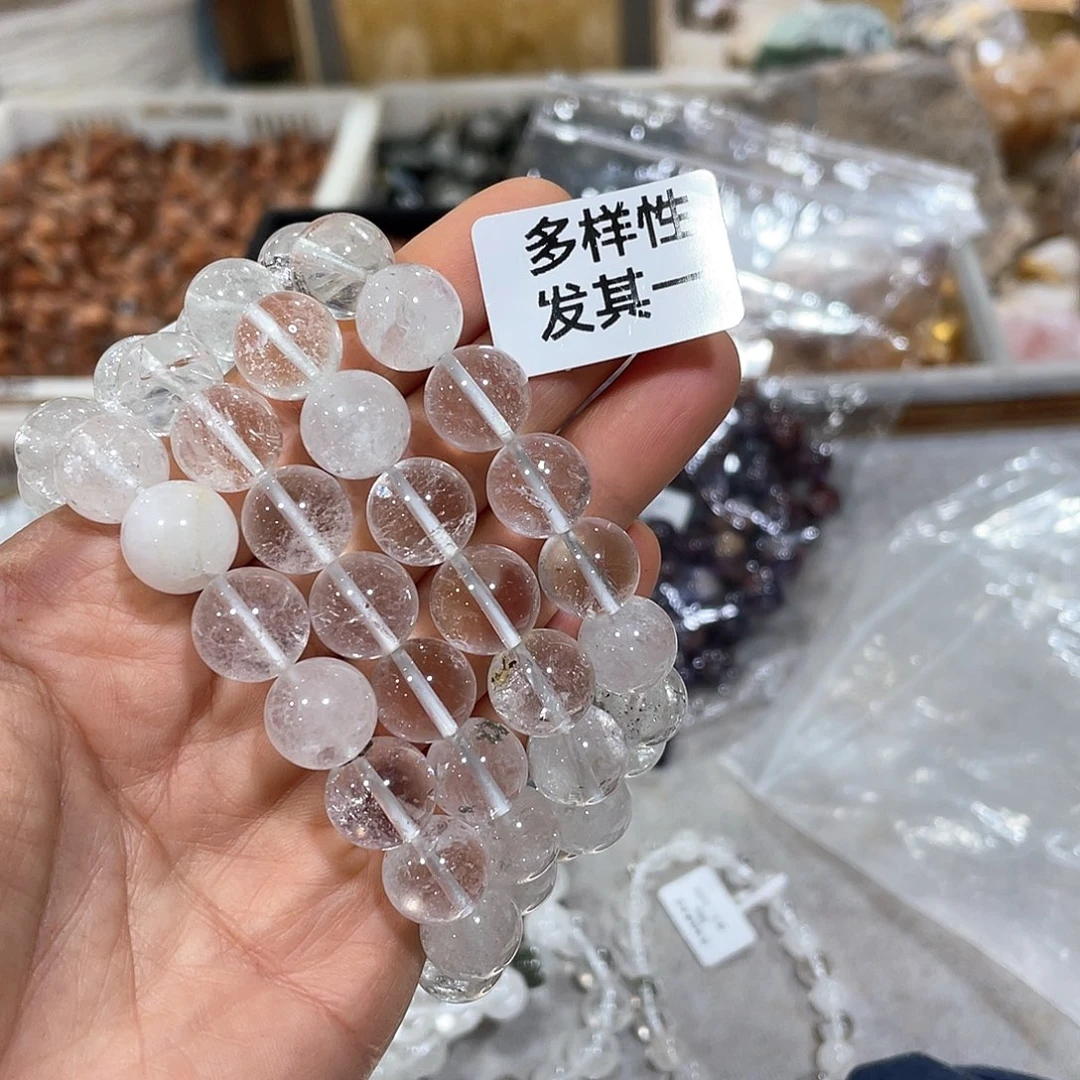 水晶手串12m m未镶嵌多样性发一条x x 230