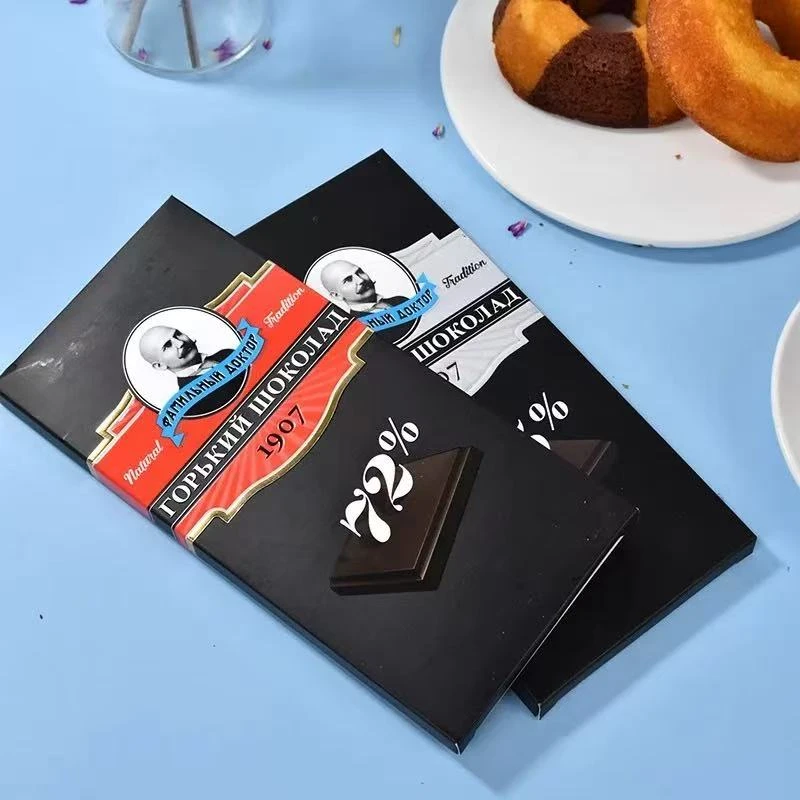 【收到先冷藏10分钟再吃】教授世家系列72%85%丝滑细腻可可黑巧克力