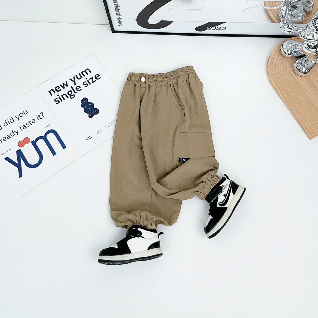 儿童长裤夏装薄款男童装休闲裤子宽松夏季 TT28202 悠悠童话童装