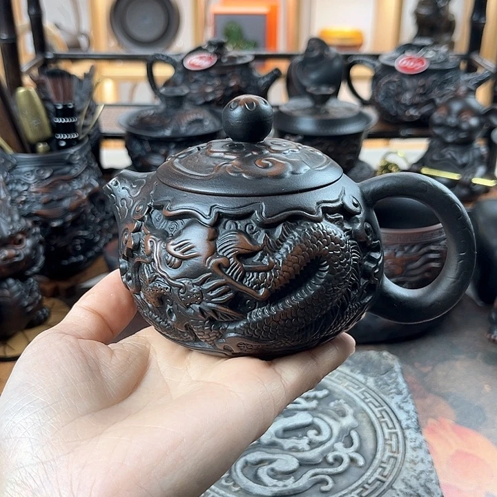 壶?****8云南建水紫陶壶