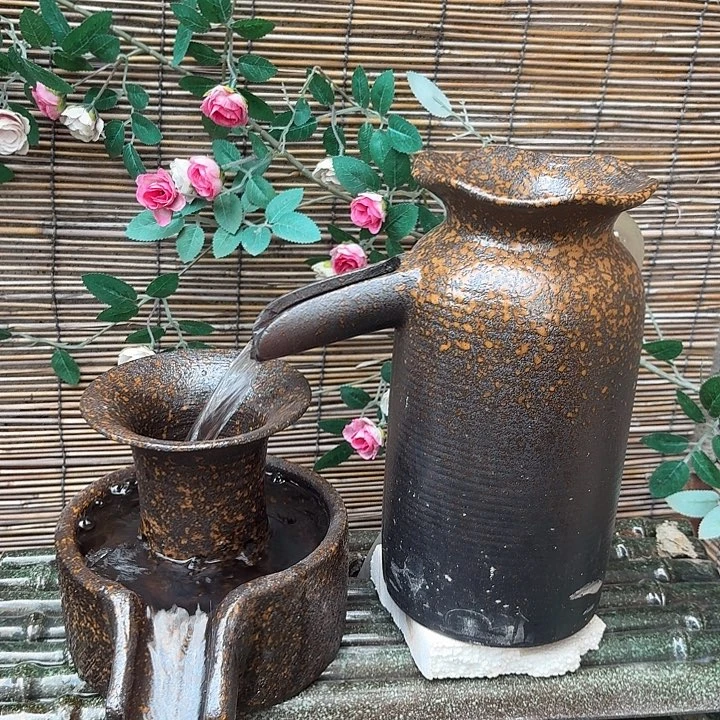 粗陶口径13/27，12/16/18➕10W水泵