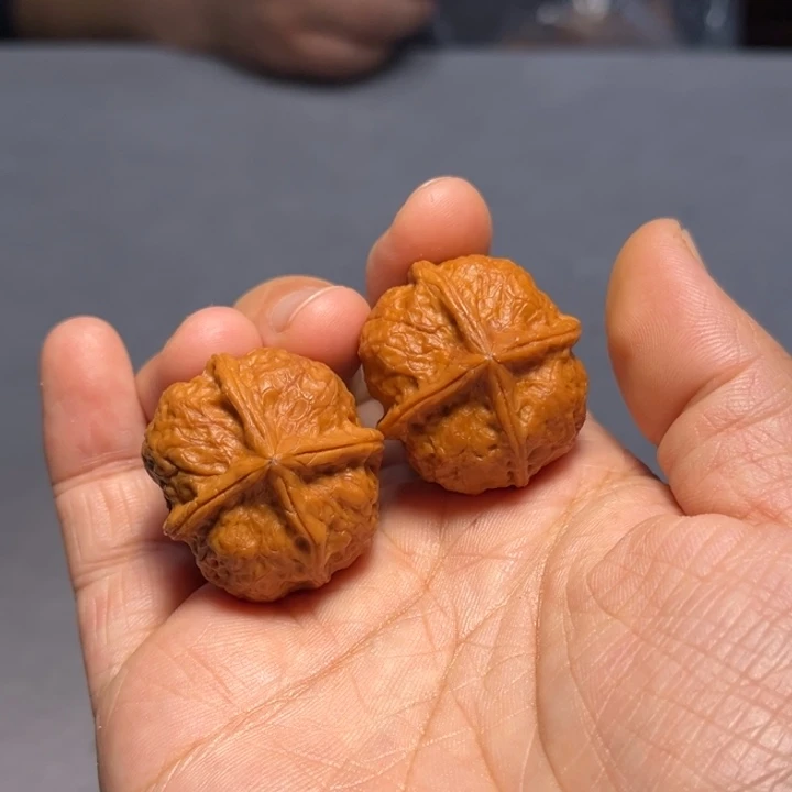 把件文玩核桃四棱5954