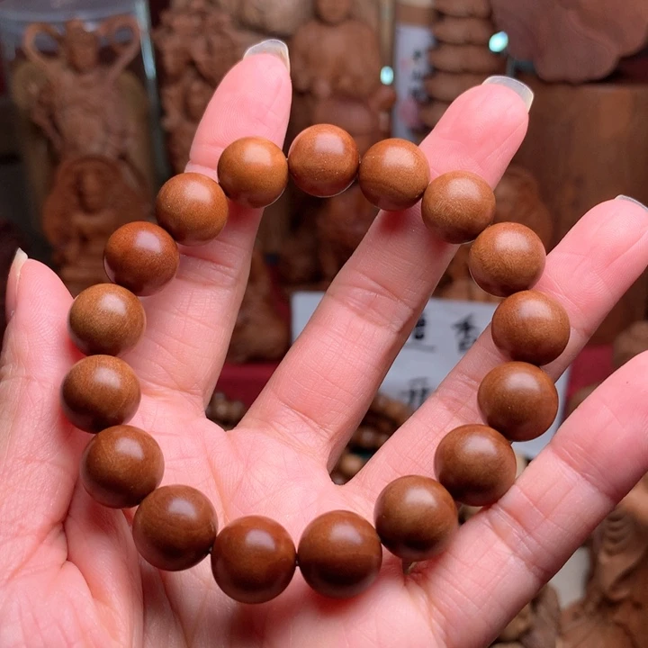 檀香木手串/手链老山檀1.2黑肉奶香瑕疵