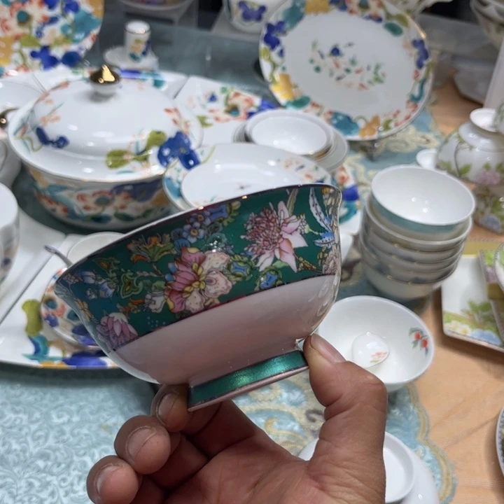 瓷片仙踪4.5寸碗六个哇塞