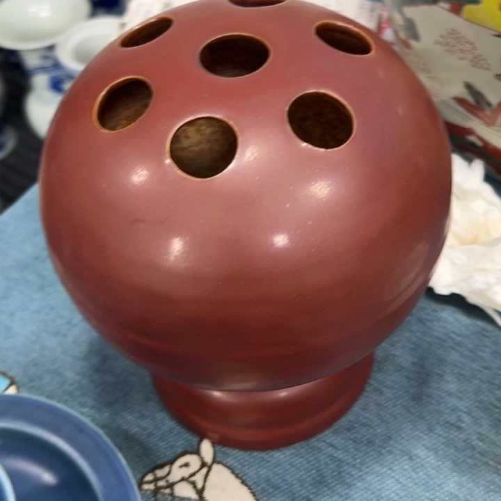 ****香瓷片紫金釉（单色瓷豆