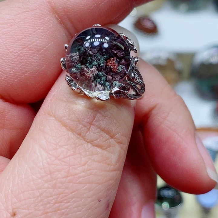 水晶戒指未镶嵌u水晶