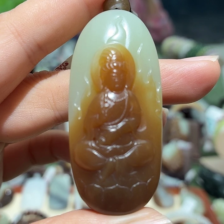 和田玉（糖玉）未镶嵌颈饰