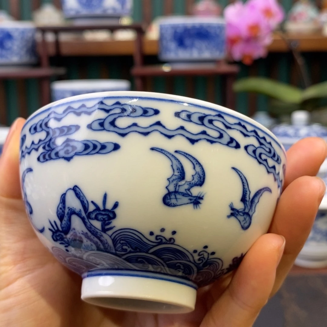 慎静斋祥云茶碗杯