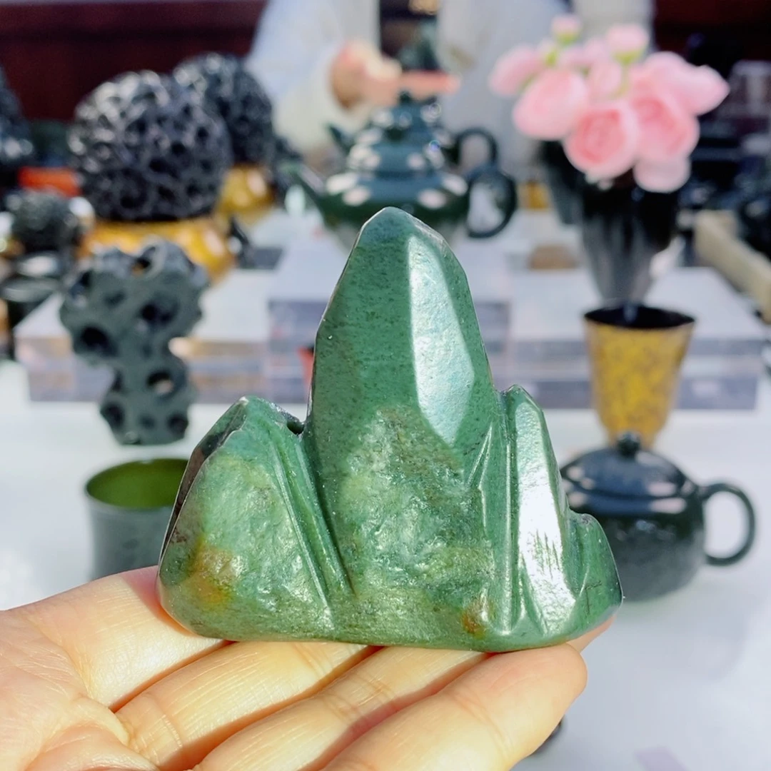 和田玉（青玉）摆件未镶嵌