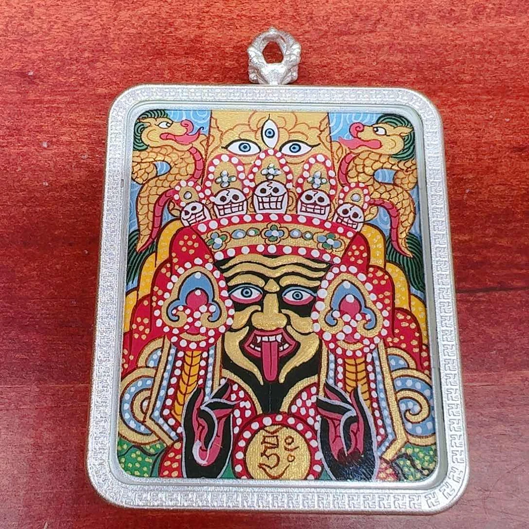 吊坠热贡手绘扎基拉姆