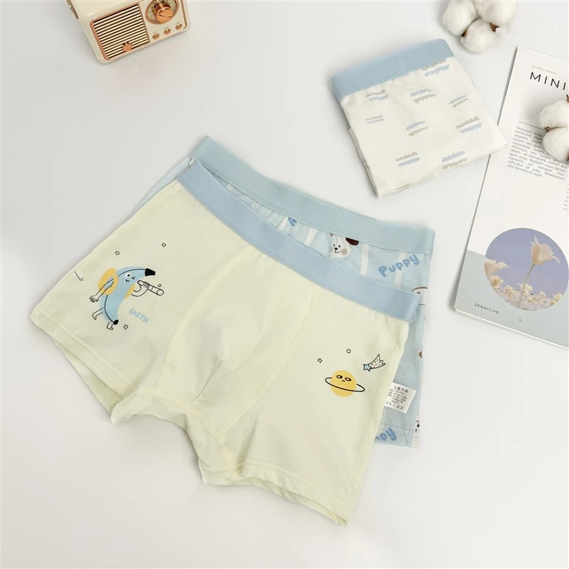 男童儿童透气舒适卡通四角内裤|24dm09