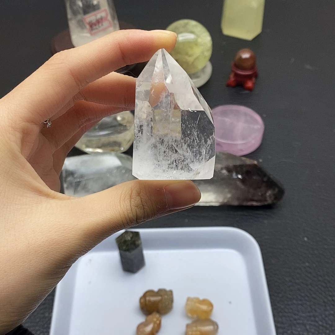 珠宝半成品水晶未镶嵌198水晶石