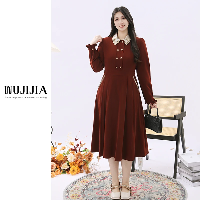 红色连衣裙ZL112033