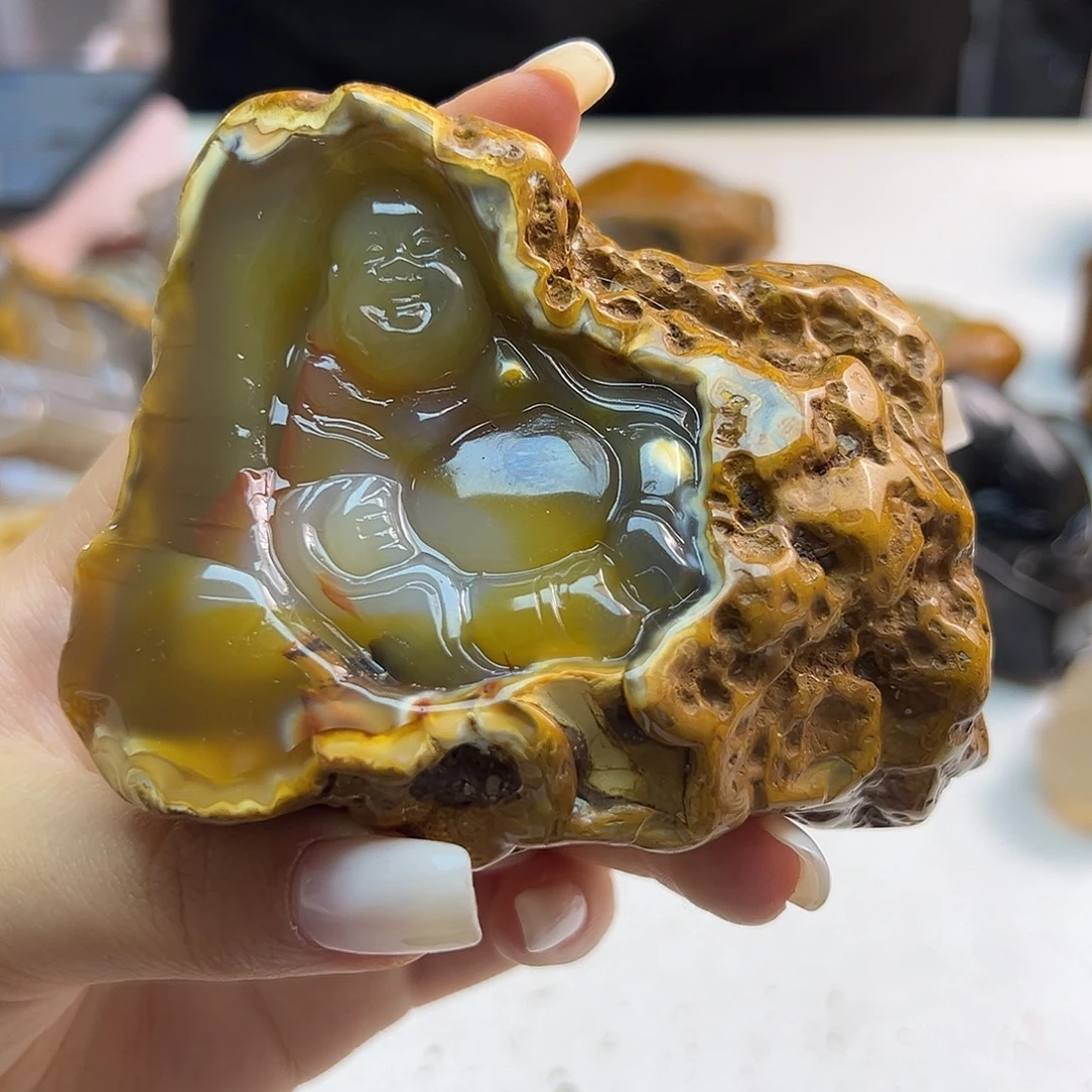 玛瑙/玉髓未镶嵌吊坠(不含链)