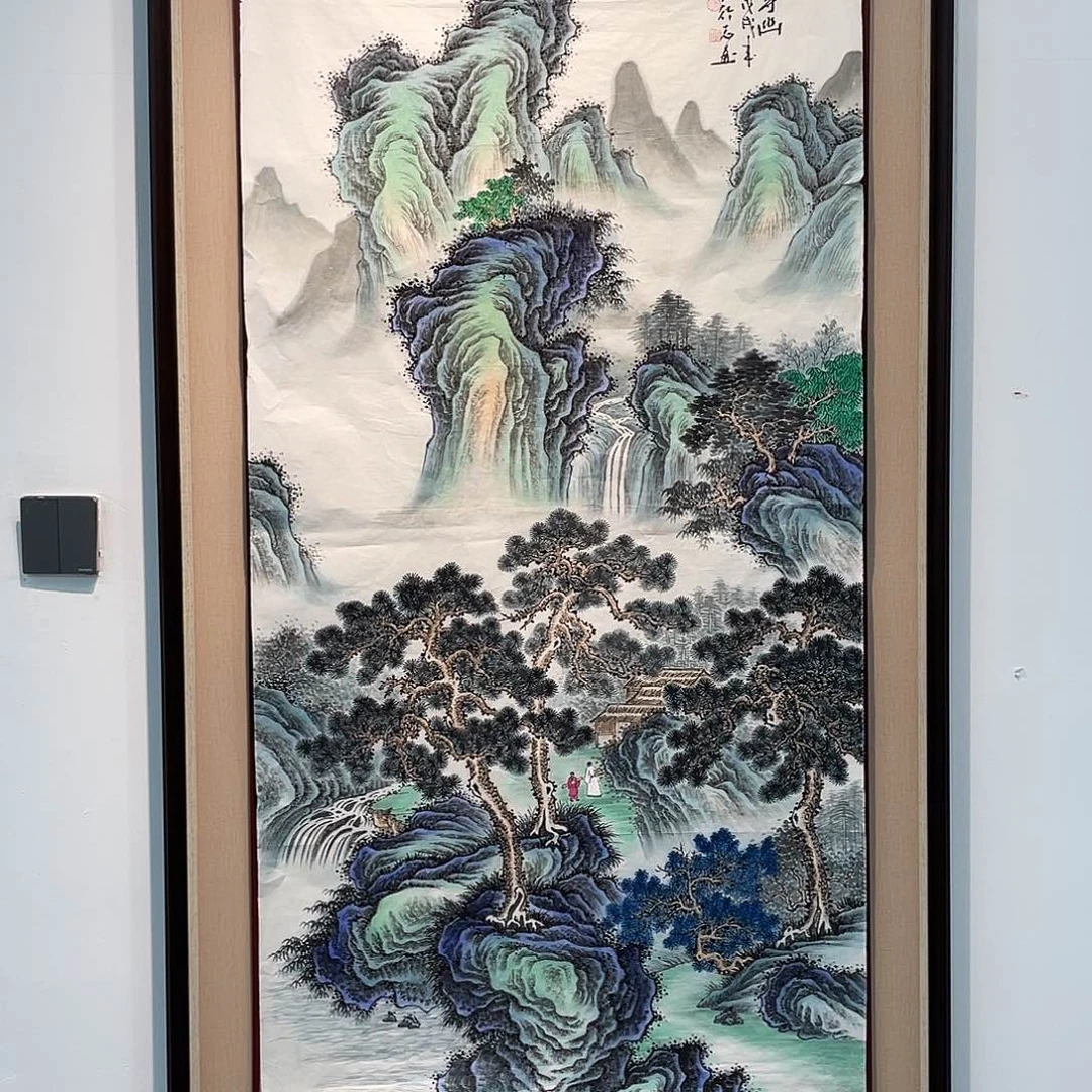 国画凌行志手绘作品