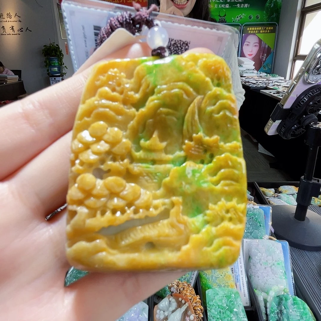 颈饰未镶嵌翡翠翡翠
