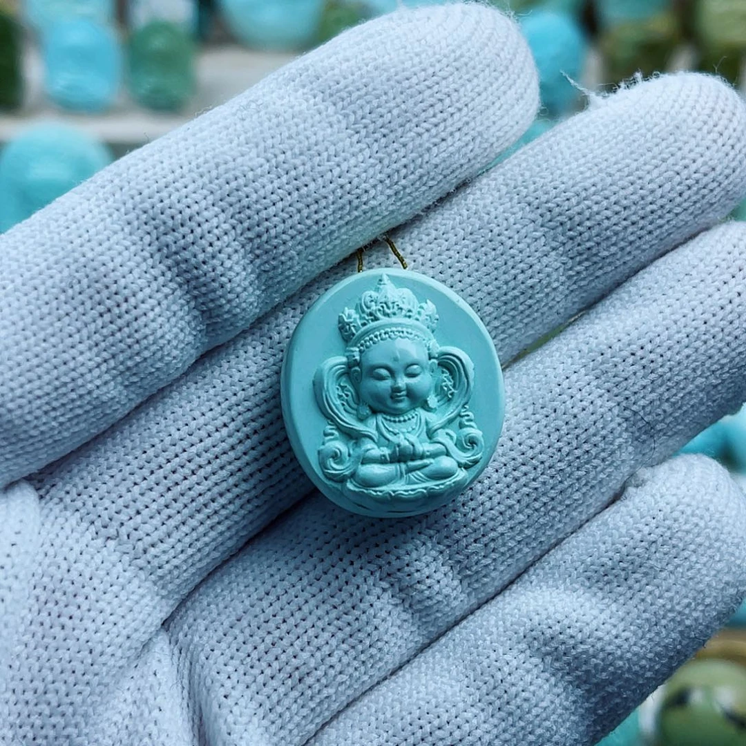 绿松石未镶嵌珠宝奇石