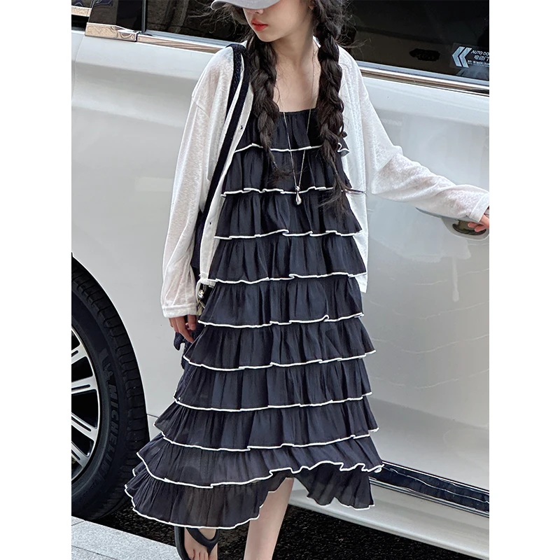 k28402女童防晒衣外套2025新款夏装儿童超薄开衫女孩休闲宽松罩衫