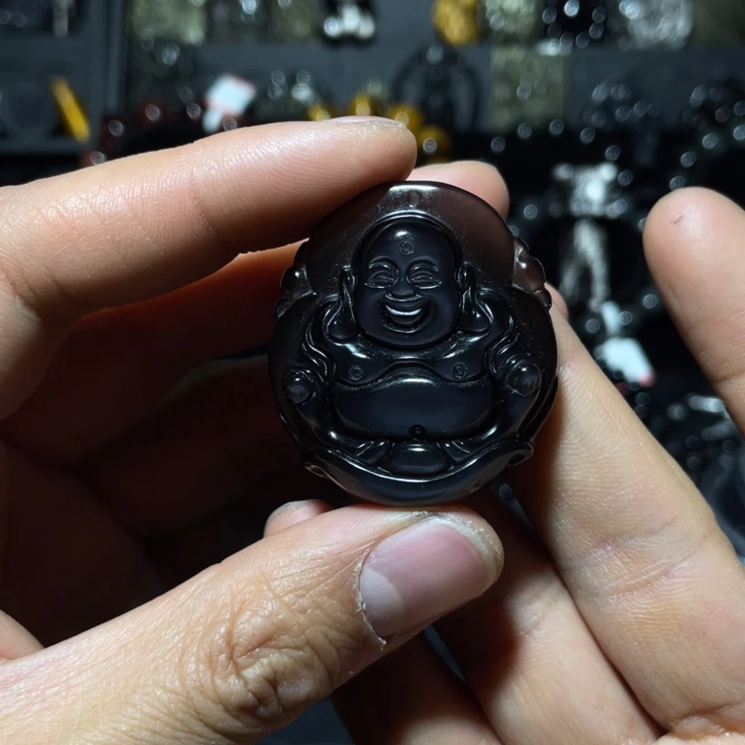 黑曜岩珠宝奇石未镶嵌小*?