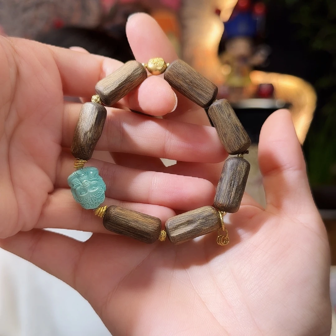 沉香手串精致手串18K