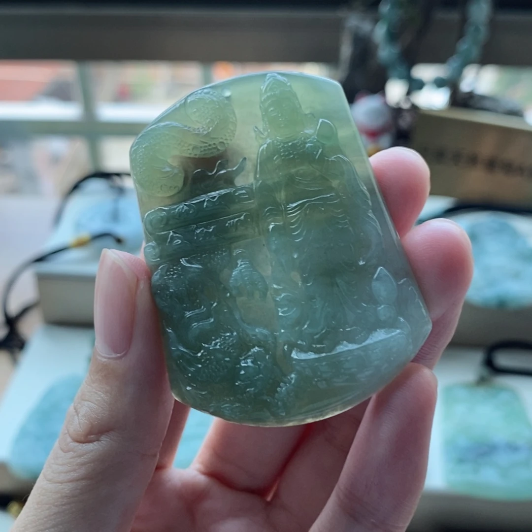 【闪购商品】颈饰未镶嵌翡翠天然缅甸A货翡翠