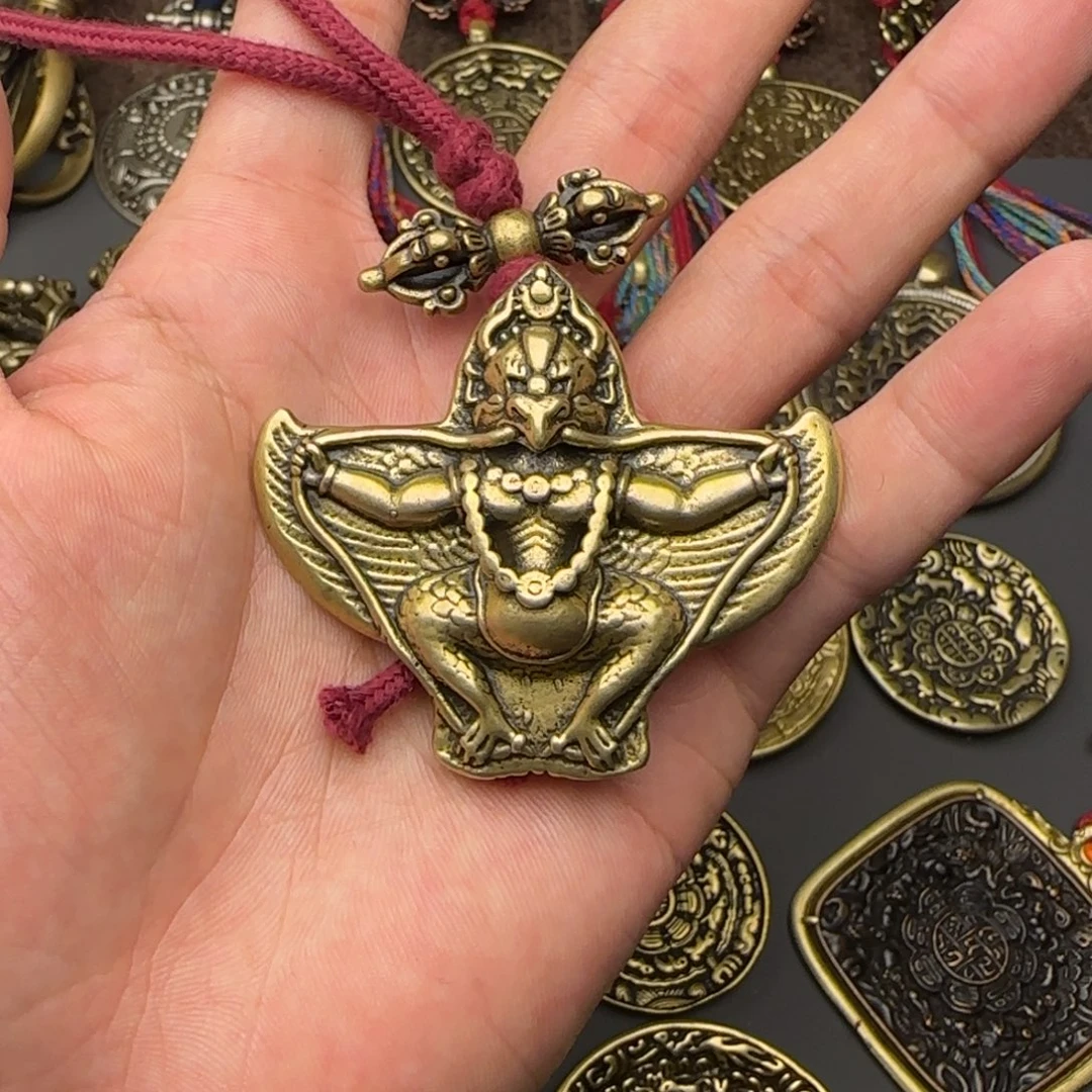 J***a老铜大鹏鸟吊坠喜欢的来