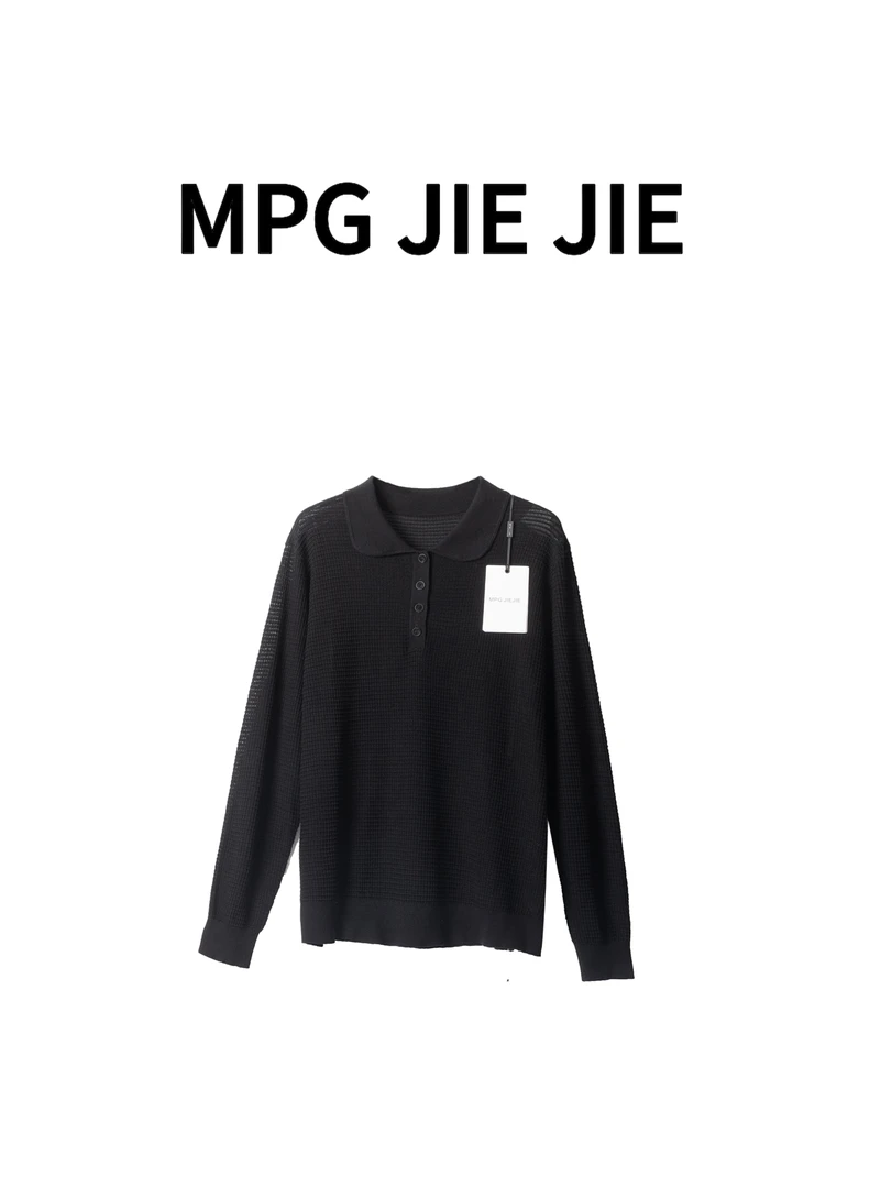 MPG JIEJIE【自由派】25春夏长袖轻奢时尚休闲百搭潮流设计针织衫
