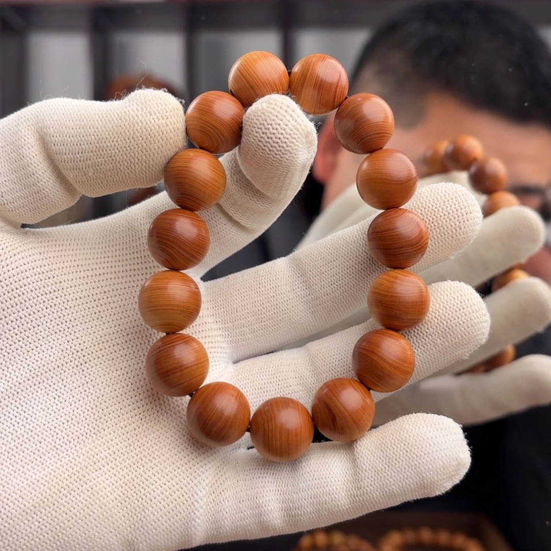 手串/手链柏木（崖柏）1.5蚕丝纹咸药香