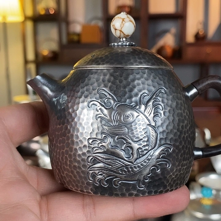 和***顺手工制作紫铜壶工艺