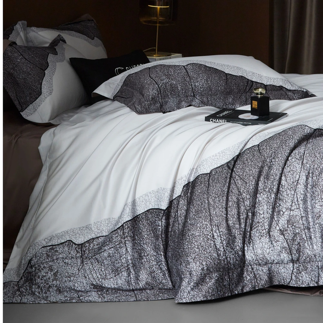 【贤公子家居】慕可缇-高端轻奢全棉印花四件套