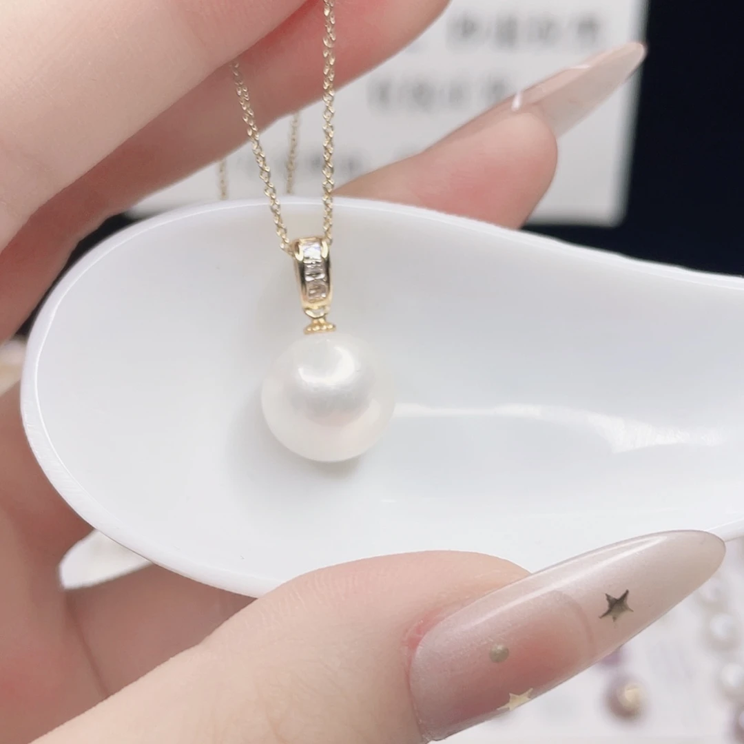 淡水珍珠吊坠(赠链)合金