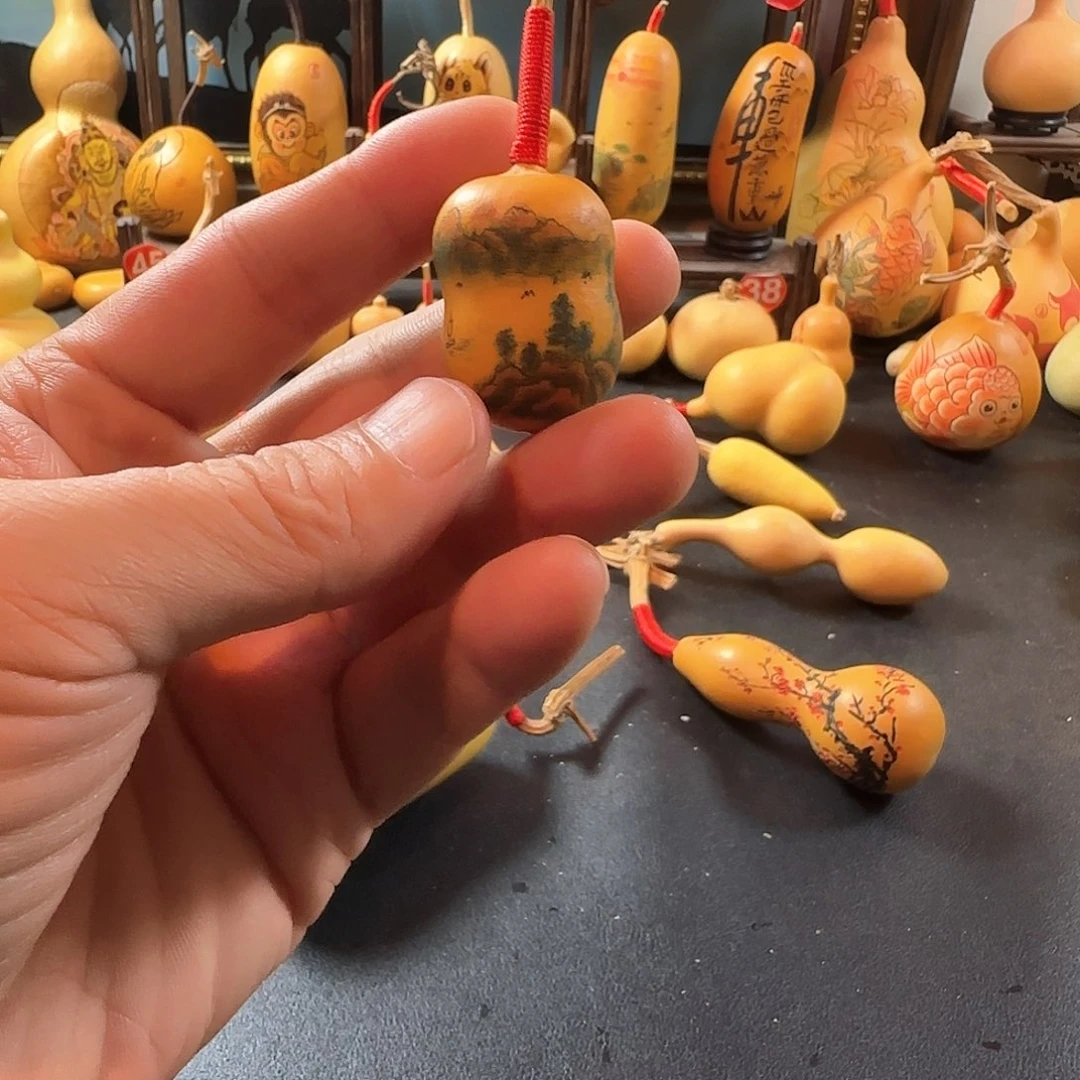 叠***芽葫芦文玩针刺链接