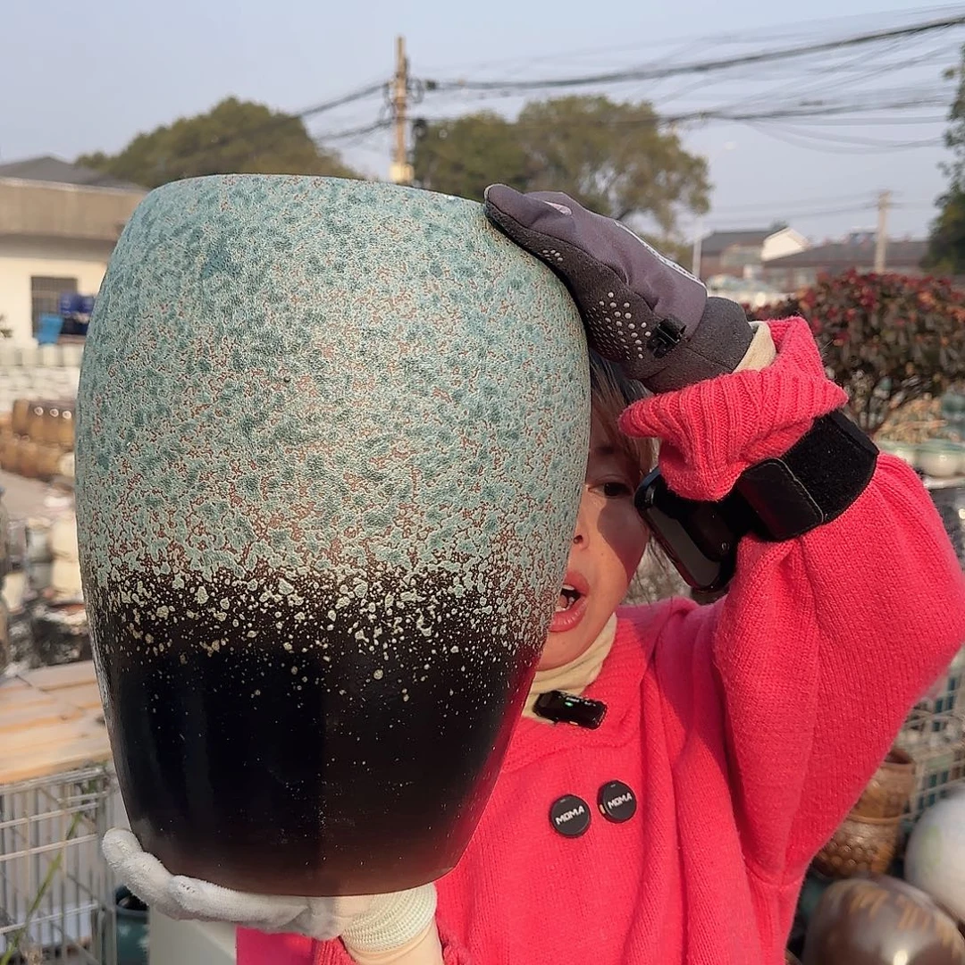 王嫂花盆1208-391高35口23