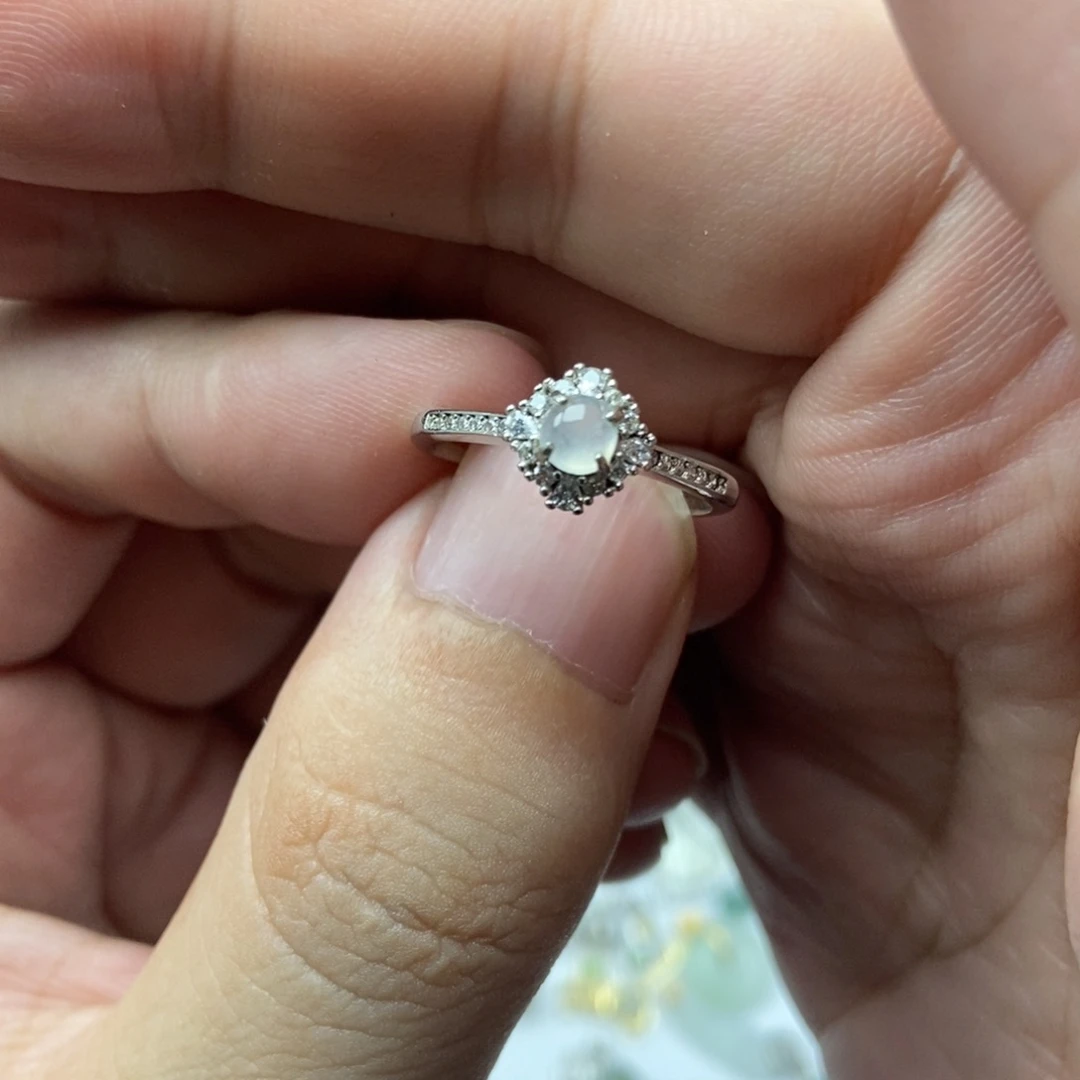 翡翠银S925镶嵌颈饰