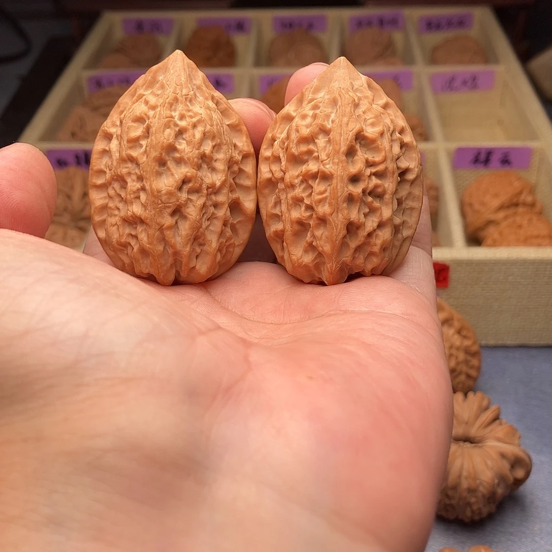 文玩核桃把件沈鸡36（头货精品