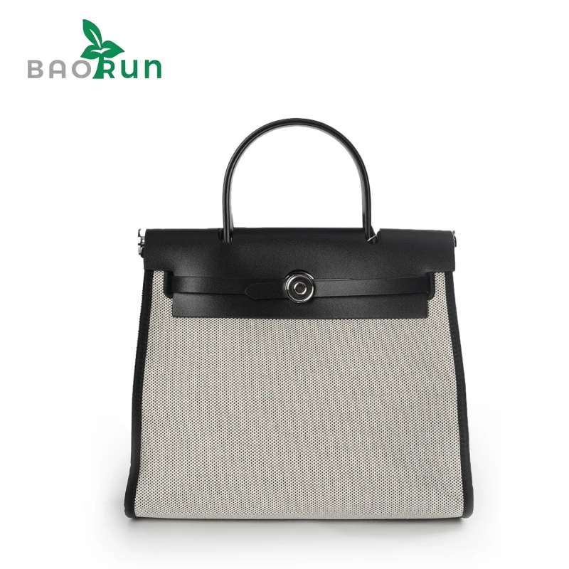 【25HB-男女同款】时尚简约拼接撞色女士通勤单肩包日常百搭