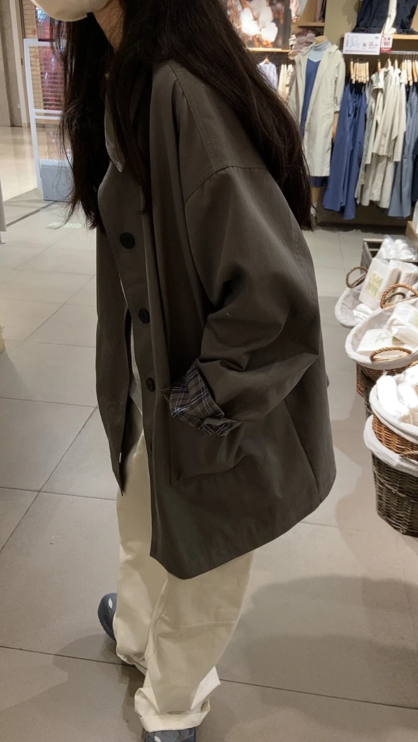 【简约款风衣】欧尼家新款春季简约款风衣