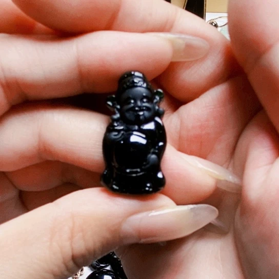 生***…翡翠未镶嵌颈饰我Ａ货墨翠