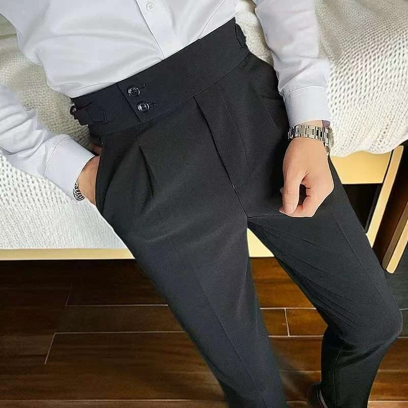 2025年新款男士西装裤时尚修身百搭【J063】