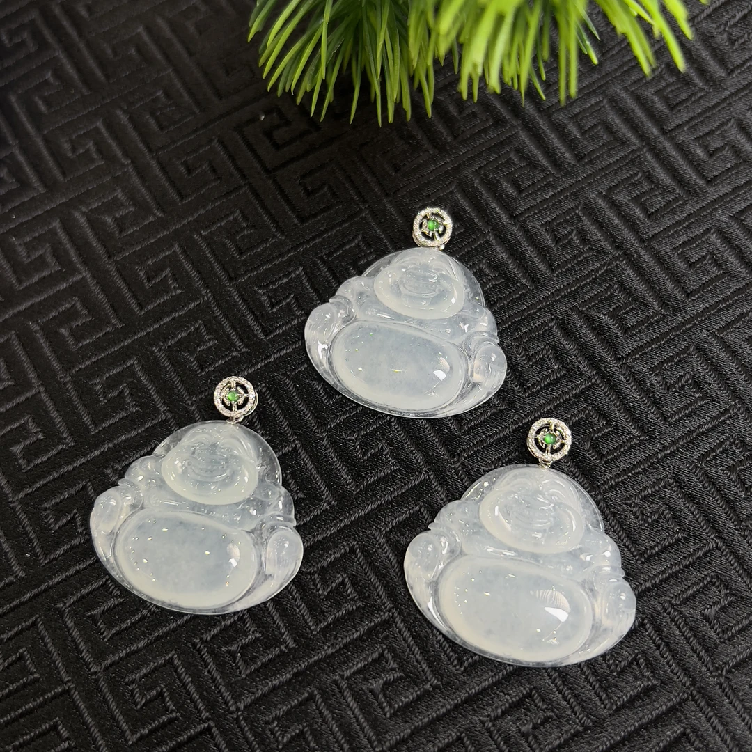 【芬姐珠宝】YM1125佛公吊坠天然缅甸A货翡翠多样性发一件