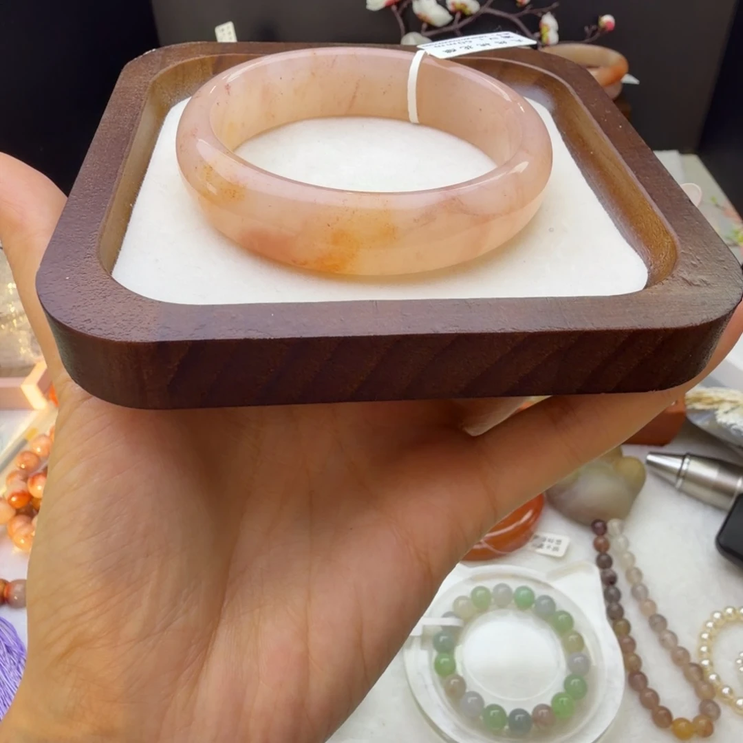 石英质玉（金丝玉）未镶嵌手镯