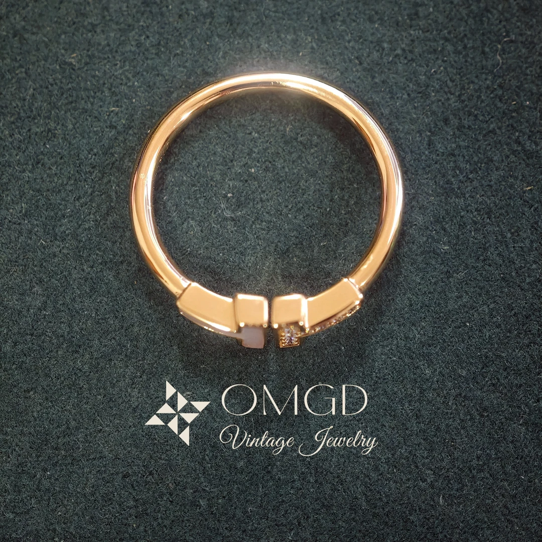 铜合金合成锆石戒指 【A5181-1】百搭时尚经典戒指-ST