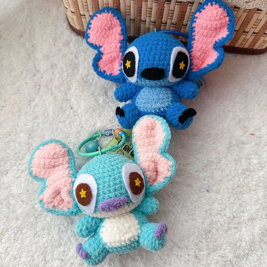 【史迪仔】成品毛线钩织DIY玩偶挂件.小可爱手作纯手工制作