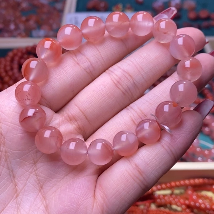 南红玛瑙手链未镶嵌12