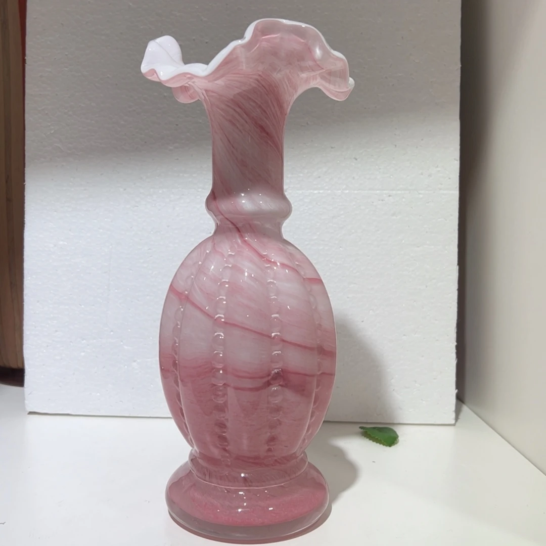 琉璃纯手工制作工艺品高24，内口径1.5