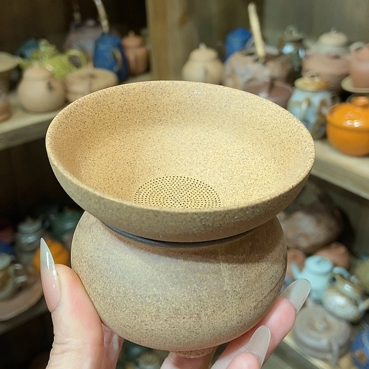 柴烧老岩泥高端茶器