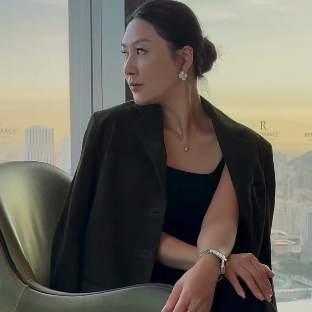 时来运转绿色反绒山羊皮外套