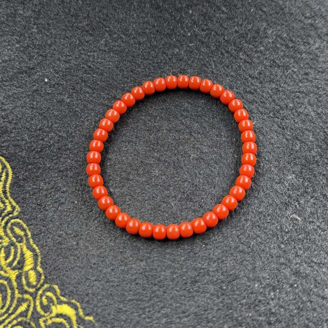 手链未镶嵌南红玛瑙5mm老型单圈
